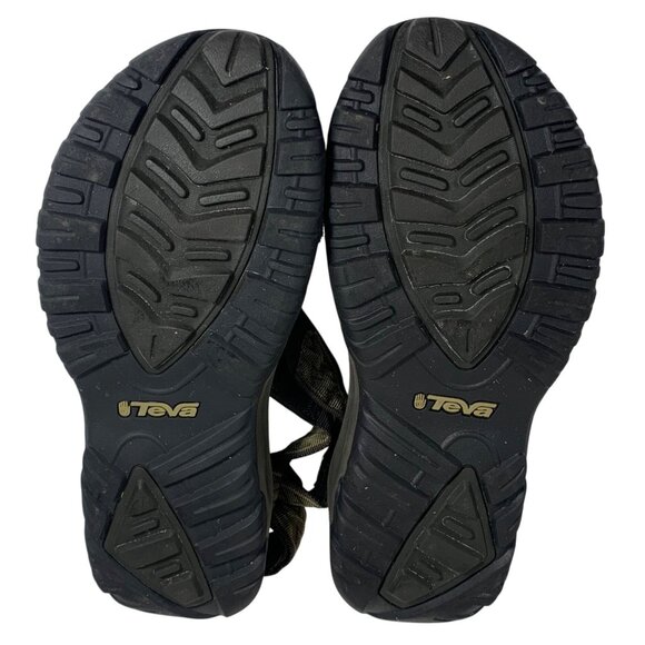 TEVA S/N 4156 Sports Hiking Sandals Adjustable Straps - Green/Black Mens Size 10 - Picture 7 of 7